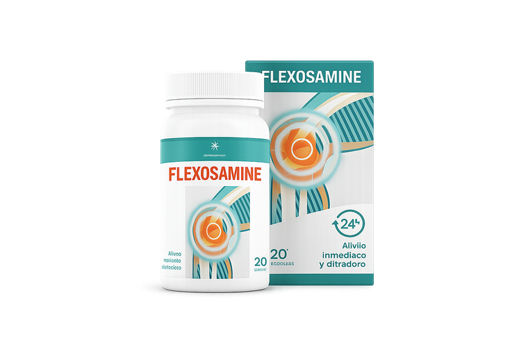 Embalagem de Flexosamine em cápsulas